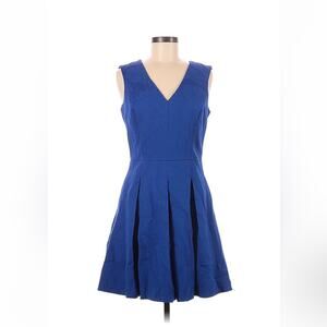 Banana Republic BR Cobalt blue textured fit and flare dress, size 6